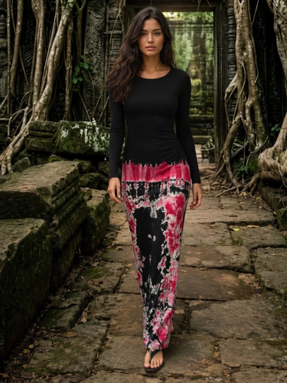 GO COUTURE Modal Maxi Dress